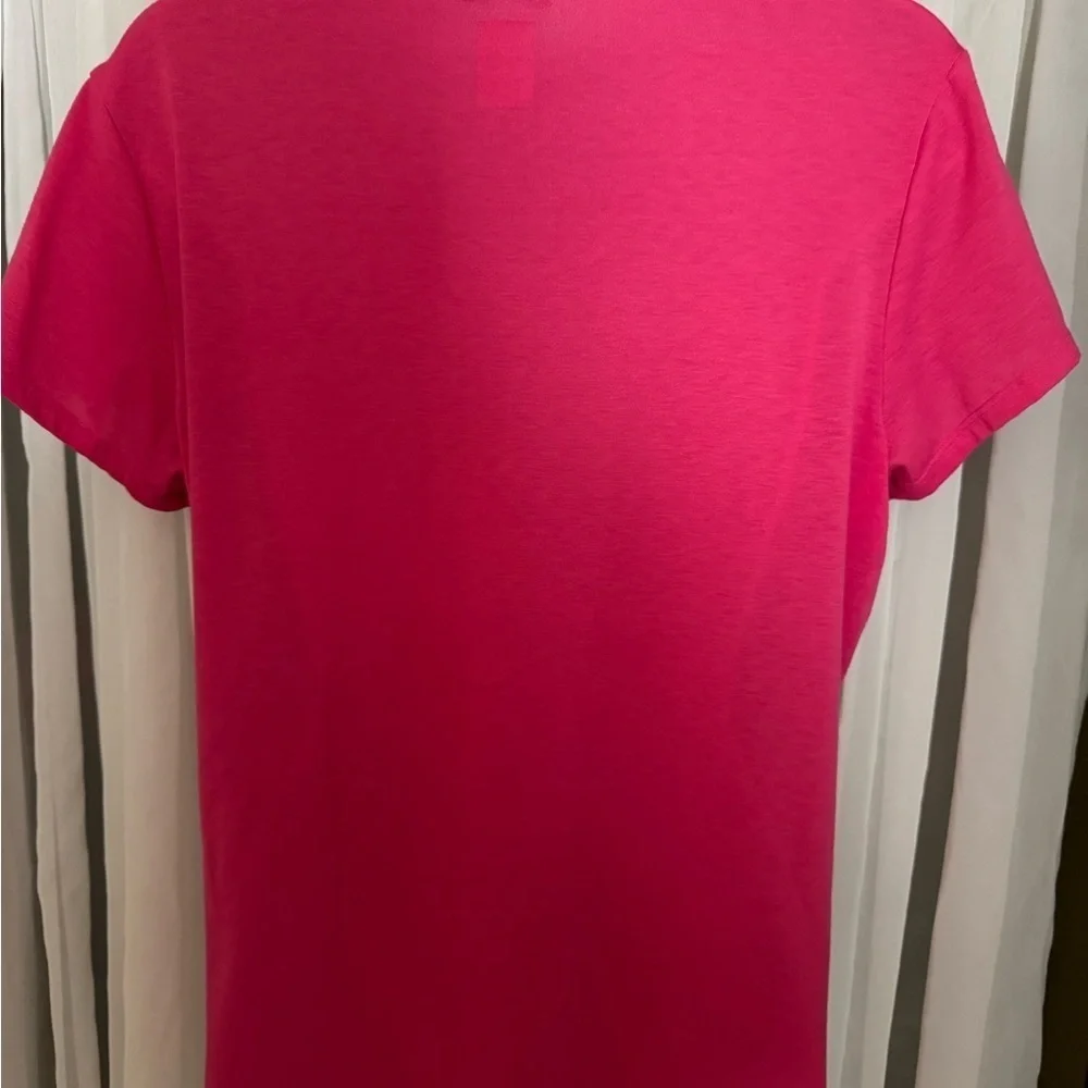 The North Face Pink relaxed v-neck short sleeve t-shirt - Picture 6 of 7